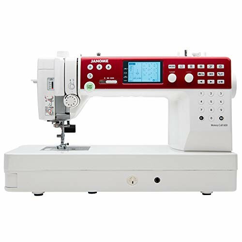 Janome sewing machine with digital display